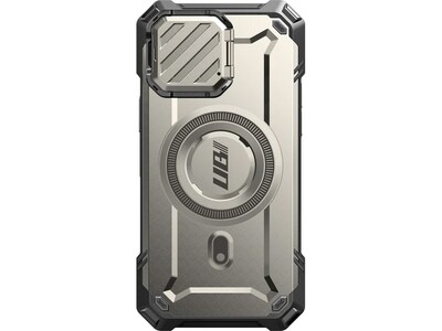 SUPCASE Unicorn Beetle MAG XT Rugged Case for iPhone 15 Pro, Shock-Absorbing, Titan Gray