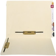 Medical Arts Press® Extended End-Tab Folders w/2 Fasteners; Fastener Positions 3 & 5, 14 Pt.