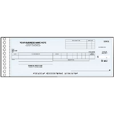 Delforms® One-Write Payroll General Expense Check Refills; 250 with Duplicates