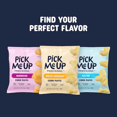 Pick Me Up Provisions™ Gluten Free Salted Corn Puffs, 0.5 oz., 36/Box (PM63576)
