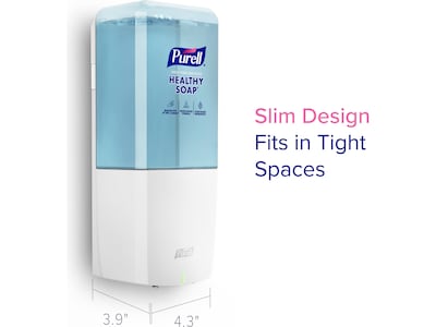 PURELL Healthy Soap ES10 Automatic Wall-Mounted Hand Soap Dispenser, White (8330-E1)