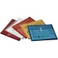 Quill Brand® Poly Transparent String Envelopes, Letter, Assorted, 5/Pk (11410-QL)