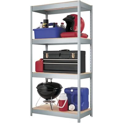Hirsh Industries® Space Solutions™ Industrial Steel Shelving; 4-Shelf, 60Hx30Wx16D