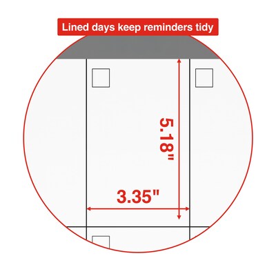 Staples 24" x 36" Monthly Dry-Erase Wall Calendar, Reversible, White/Gray (ST60365-25)