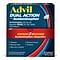 Advil Dual Action 250mg Acetaminophen/125mg Ibuprofen Caplets, 2/Packet, 50 Packets/Box (014795)