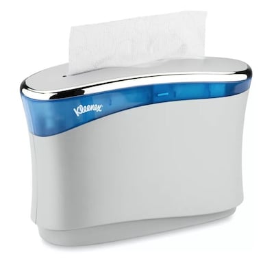 Kleenex® Reveal Countertop System Hand Towel Dispenser, Soft Grey (51904)