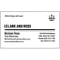 Custom 1-2 Color Business Cards, ENVIRONMENT® Smooth Natural Recycled 80#, Flat Print, 1 Custom Ink, 1-Sided, 250/PK