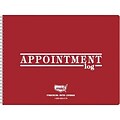 Medical Arts Press® 2 Column Weekly Appointment Log; 2018, 8-1/2x11, Red Cover