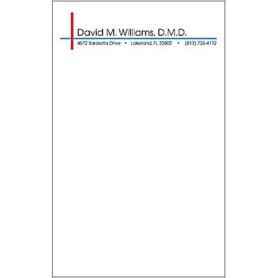 Custom Printed Medical Arts Press® Memo Pads; From The Desk Of Design, Black Ink