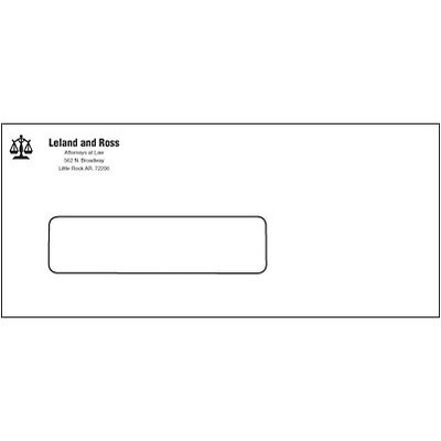 #10 EarthFirst® 1-Color Envelopes with Window