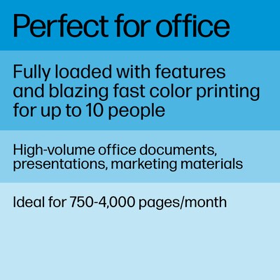 HP LaserJet Pro LJP 4201dw Wireless Color Laser Printer, Single-Function, Print (4RA86F)