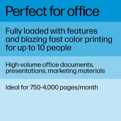 HP Color LaserJet Pro 4201dw Wireless Printer, Fast Speeds, Mobile Print, Advanced Security, Best for Small Teams (4RA86F)