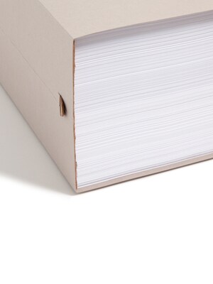Smead Heavy Duty TUFF Box Bottom Hanging File Folder, 4" Expansion, 1-Tab, Letter Size, Steel Gray, 18/Box (64242)
