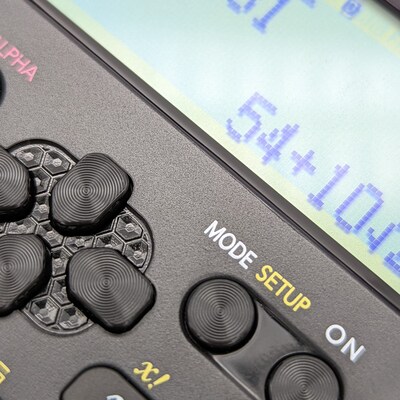 Casio fx-300ES PLUS 2nd Edition 16-Digit Solar Powered Scientific Calculator, Black (FX-300ESPLSB)