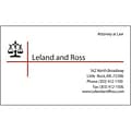 Custom 1-2 Color Business Cards, CLASSIC® Laid Natural White 80#, Flat Print, 2 Custom Inks, 1-Sided