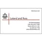 Custom 1-2 Color Business Cards, CLASSIC CREST® Natural White 80#, Raised Print, 2 Custom Inks, 2-Sided, 250/PK