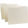 Quill Brand® Premium Reinforced File Folders, Assorted Tabs, 1/3-Cut, Letter Size, Manila, 100/Box (