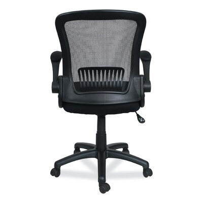 Alera® EB-E Series Height Adjustable Arm Mesh Swivel Computer and Desk Chair, Black (ALEEBE4217)