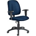 Global® Goal Low-Back Task Chair with Arms; Blue