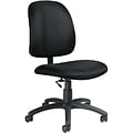 Global® Goal Low-Back Task Chair without Arms; Black