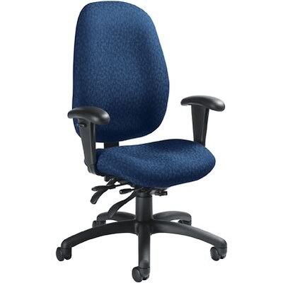 Global® Malaga High-back Manager Chair; Blue