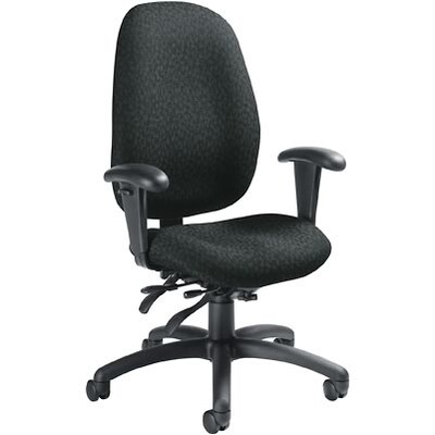 Global® Malaga High-back Manager Chair; Grey