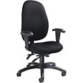 Global® Malaga High-back Manager Chair; Black