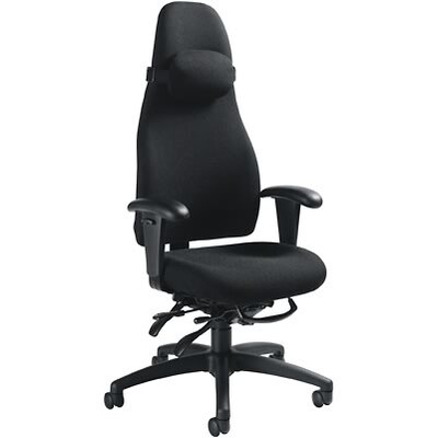 Global® Obusforme® High-back Multi-tilter Chair; Black