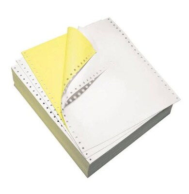 Staples® 9.5 x 11 2-part Computer Paper, 15 lbs., 100 Brightness, 1650/Carton (380482)