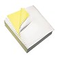 Staples® 9.5" x 11" 2-part Computer Paper, 15 lbs., 100 Brightness, 1650/Carton (380482)