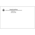 #6-3/4 White 1-Color Envelopes without window