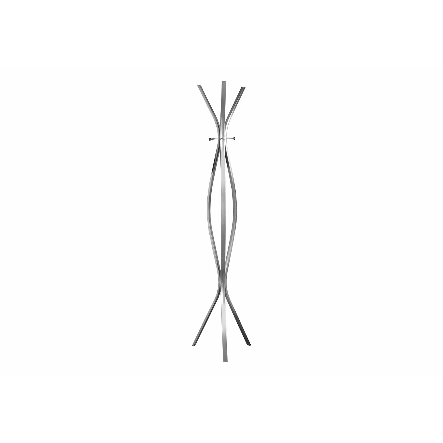 Monarch Specialties Inc. Coat Tree, Silver, Metal (I 2015)
