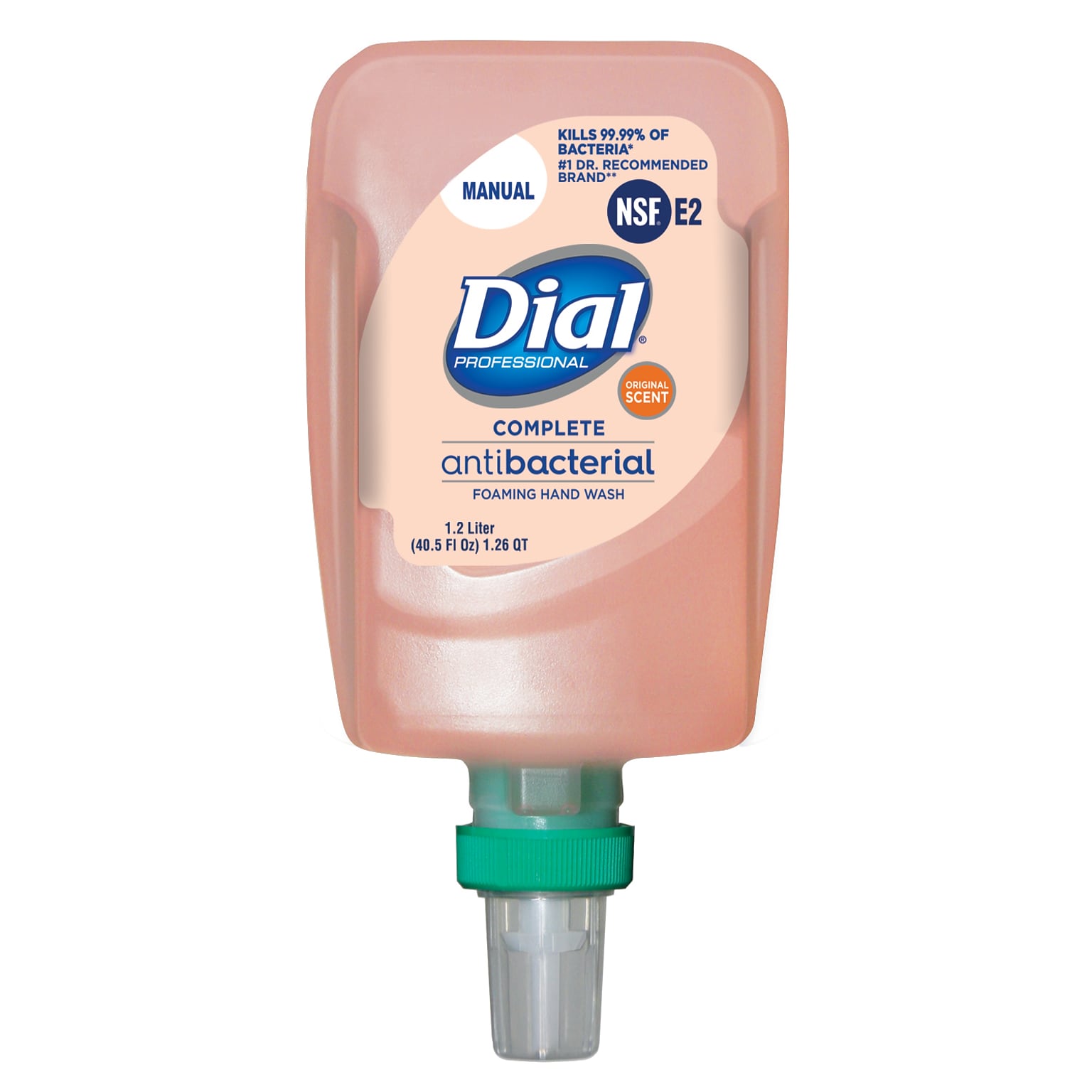 Dial Professional Complete FIT Universal Manual Foaming Hand Soap Refill, 40.5 Fl. Oz., 3/Carton (DIA16670)