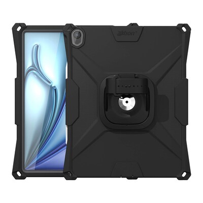 The Joy Factory aXtion Bold MP Polypropylene 13" Rugged Case for iPad Air 13" (M3) & iPad Air 13" (M2), Black (CWA5123MP)