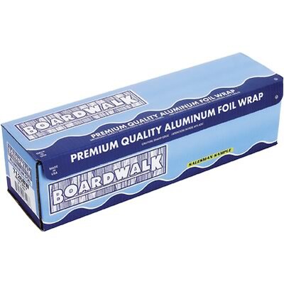 Boardwalk® 7126 Food Wrap Foil Roll; 18(W) x 1000(L), Silver