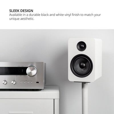 Kanto YU Passive 5.25" Speakers with 1" Silk Dome Tweeter and 5.25" Kevlar Woofer, White, Pair (YUP6)