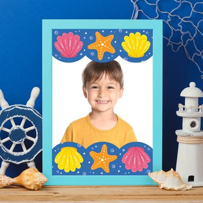 Creative Teaching Press EZ Border, Bulletin Board Border, 3" x 2', Sea Friends Seashells, 24/Pack, 3 Packs/Bundle (CTP11056-3)