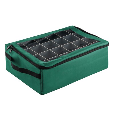 Tiny Tim Totes Ornament Storage Box, Green (83-DT5575)