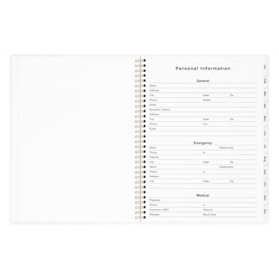 2027 Staples 8" x 11" Weekly & Monthly Planner, Ice Blue (ST63610-27)