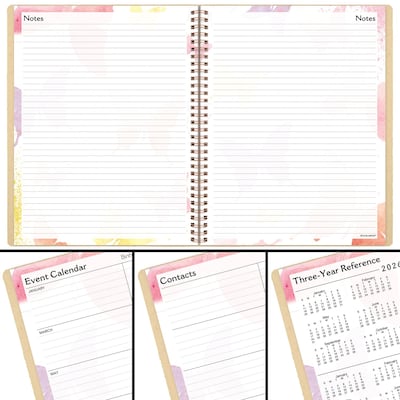 2027 AT-A-GLANCE Watercolors 8.5" x 11" Weekly & Monthly Planner, Paper Cover, Multicolor (791-905G-27)