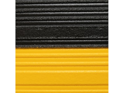 Notrax Airug Anti-Fatigue Mat, 60" x 36", Black/Yellow (410S0535BY)