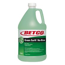 Betco No-Rinse Floor Cleaner, Rain Fresh, 128 Oz., 4/Carton (BET2580400)