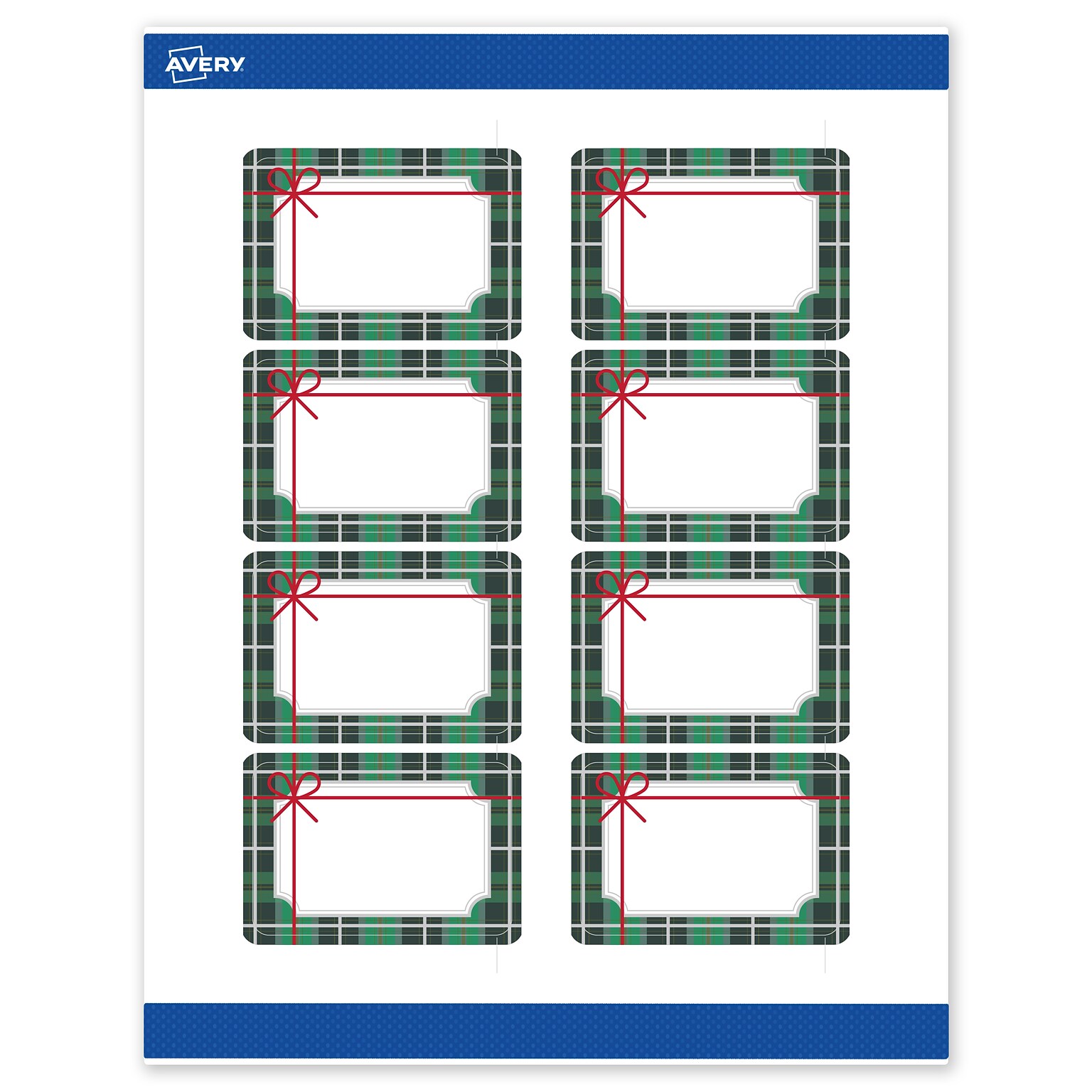 Avery Rectangle Multipurpose Labels, 2 x 3, White, 80/Pack (19479370407)