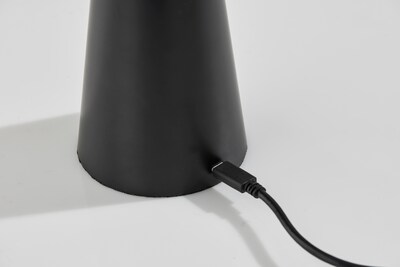 Adesso Ozzie LED Cordless Indoor/Outdoor Table Lamp, 11.25"H, Black (3114-01)