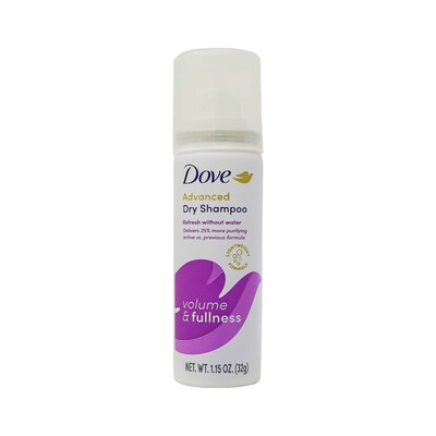 Dove Refresh + Care Volume & Fullness Dry Shampoo, 1.15 oz Can, 6 Cans/Bag, 4 Bags/Carton