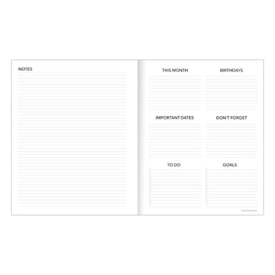 2027 TF Publishing Goldenrod 6.5" x 8"  Monthly Standard Planner, Paperboard Cover, Multicolored (27-4204)