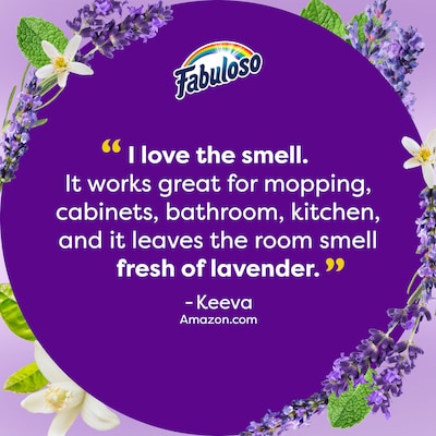 Fabuloso Multi-Purpose Cleaner, Lavender Scent, 56 oz., 6/Carton (153041CT)