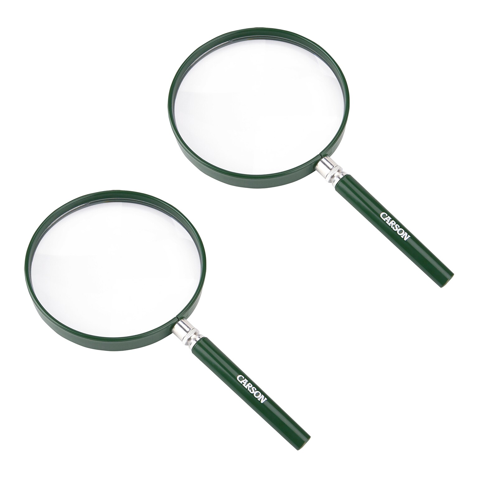 CARSON BigEye 2x Handheld Magnifier, 2/Pack (KITCSNHU202PK)