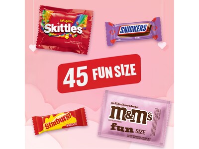 Mars Valentine's Day Assorted Candy Bag, 20.77 oz., 45 Pieces/Bag (467947)