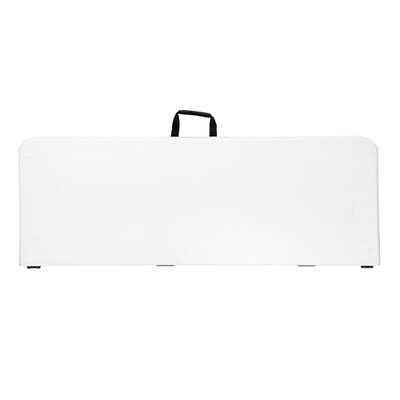 Regency Trestle Series Plastic 6' Commercial Grade Folding Bench, White (BENM7211WH)